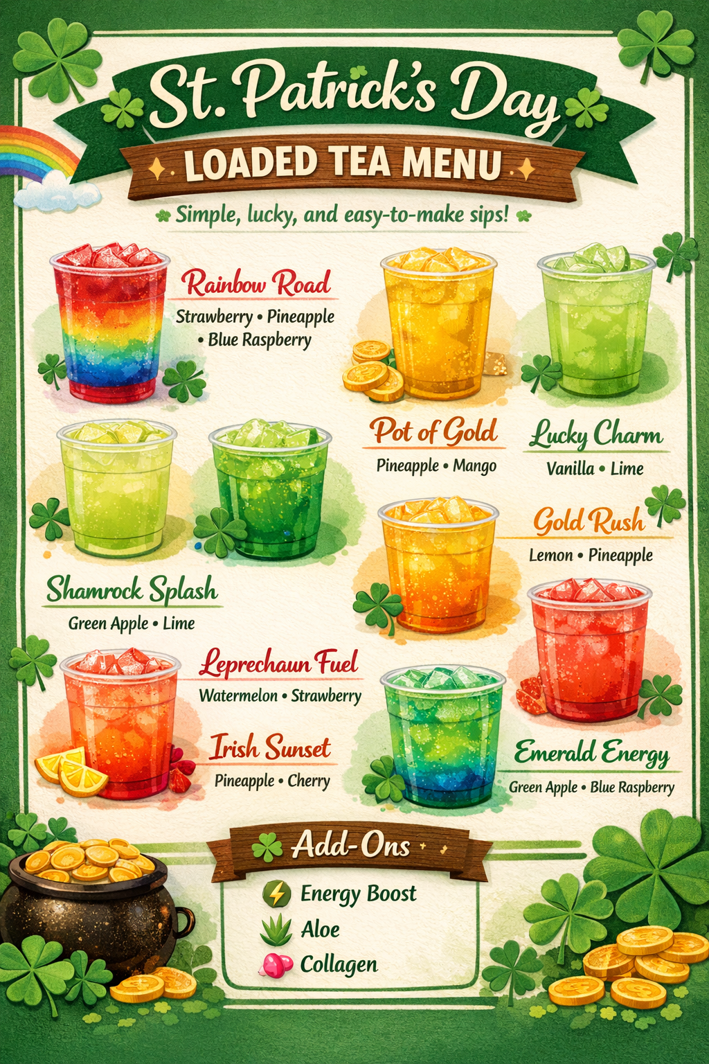 St. Patty’s Loaded Tea